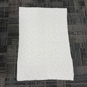 Ethan Allen Disney Throw Blanket Mickey Mouse Head and XO Reversible White Black